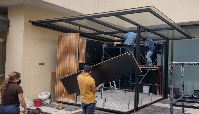 PERGOLAS PARA TERRAZA DE ACERO, CRISTAL TEMPLADO, MADERA, ALUMINIO EN CIUDAD DE MEXICO