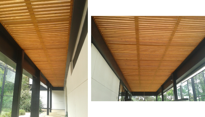 pergolas para terraza de acero con madera o aluminio y cristal templado