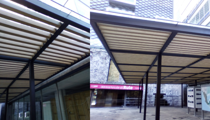 pergolas y domos en ciudad de méxico