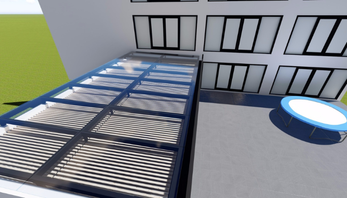 PERGOLAS Y DOMOS PARA TERRAZA, PERGOLAS DE ACERO Y CRISTAL TEMPLADO CON ALUMINIO Y MADERA 