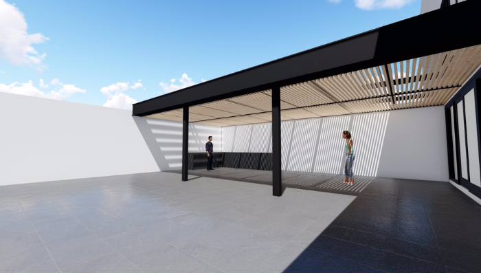 PERGOLAS Y DOMOS PARA TERRAZA, PERGOLAS DE ACERO Y CRISTAL TEMPLADO CON ALUMINIO Y MADERA 